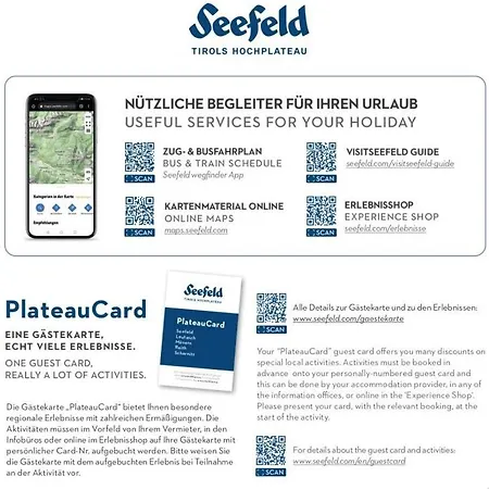 Wettersteinblick Daire Seefeld in Tirol